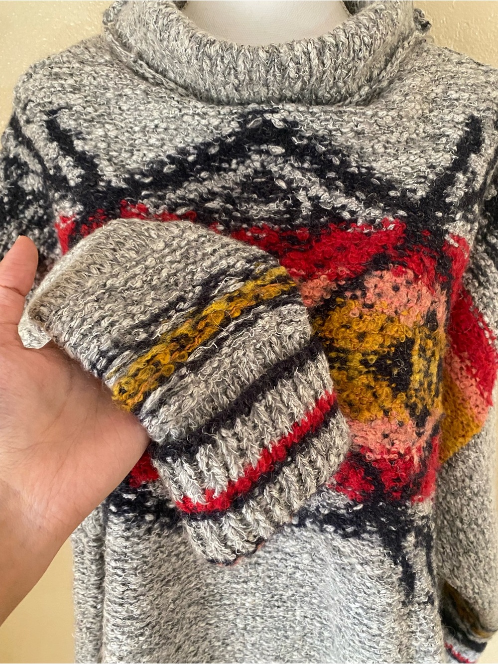 Free People Arctic Blast Cozy Pullover Sweater - Picture 5 of 8